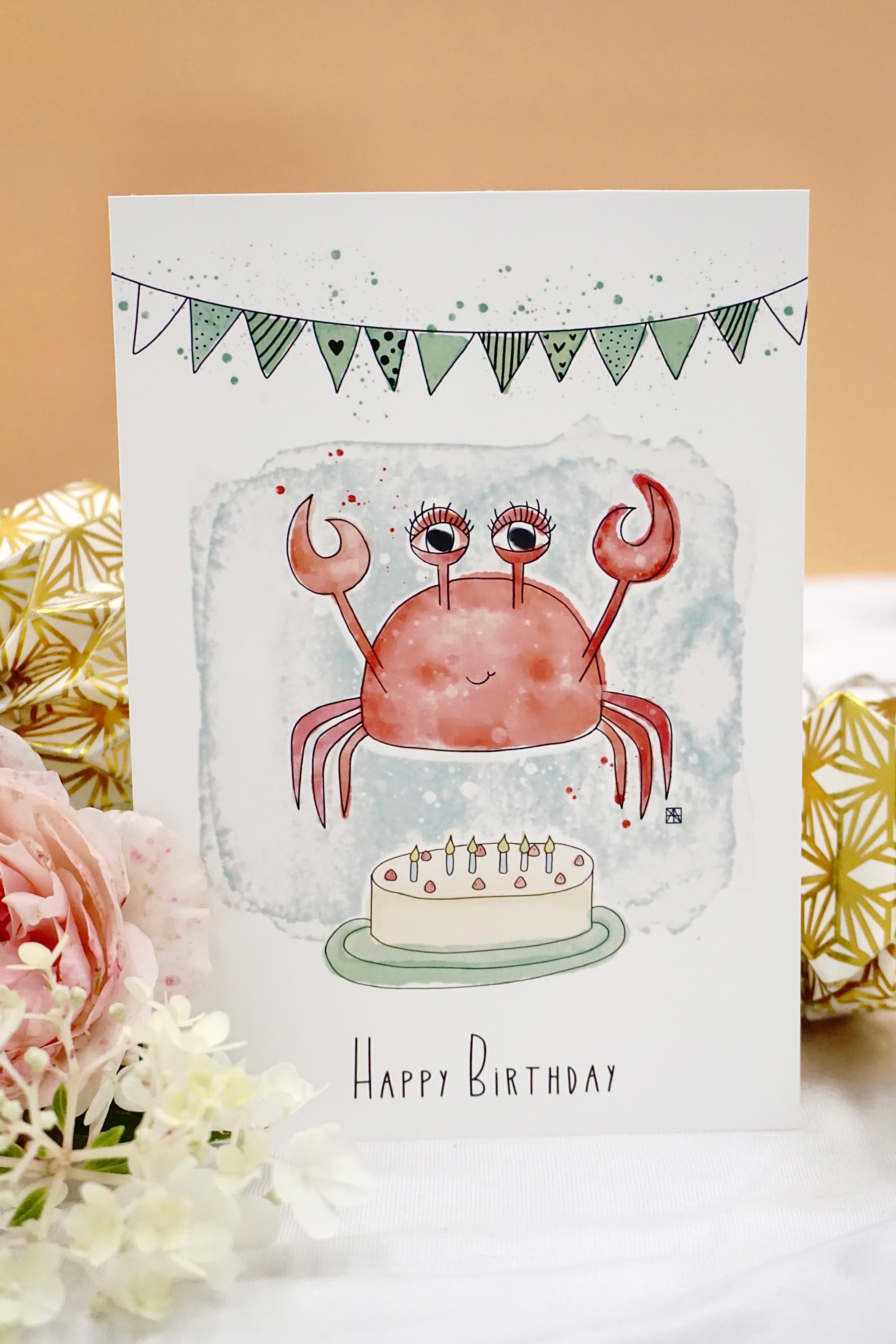 Geburtstagskarte Krebs