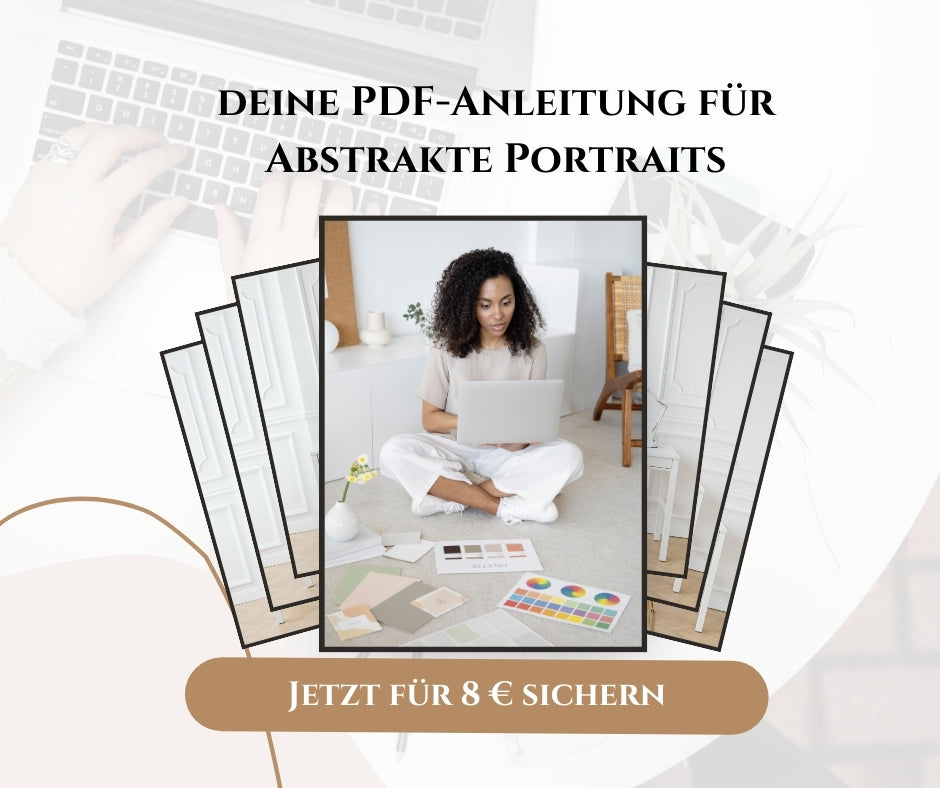 Anleitung für Abstrakte Portraits in Mixed-Media