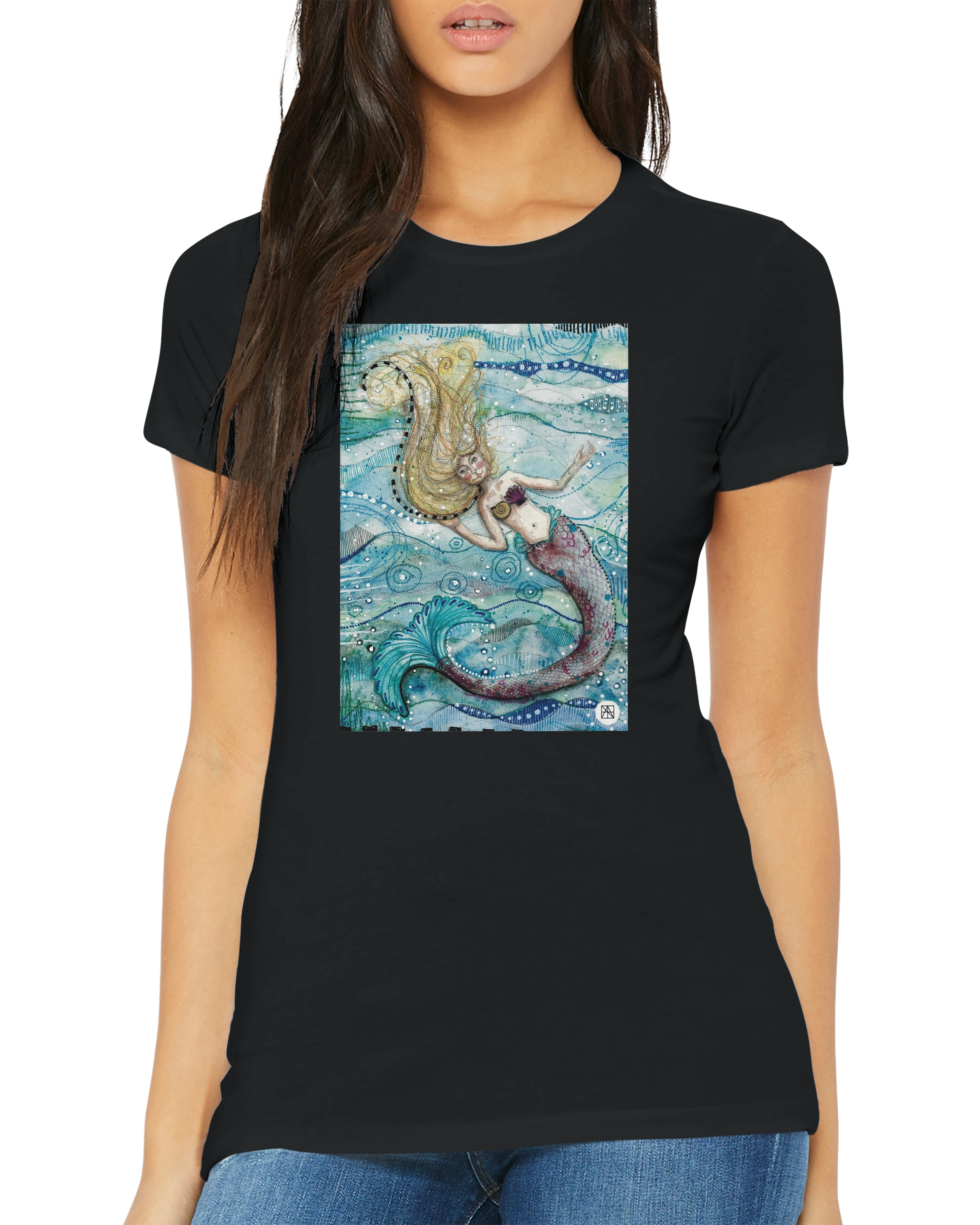 Premium Damen-T-Shirt "Die Kleine Nixe"