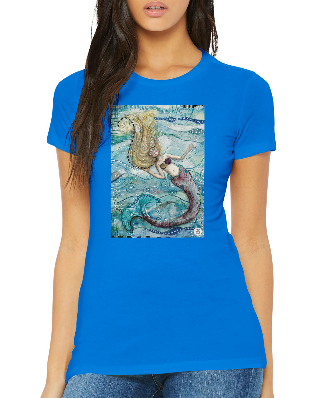 Premium Damen-T-Shirt "Die Kleine Nixe"