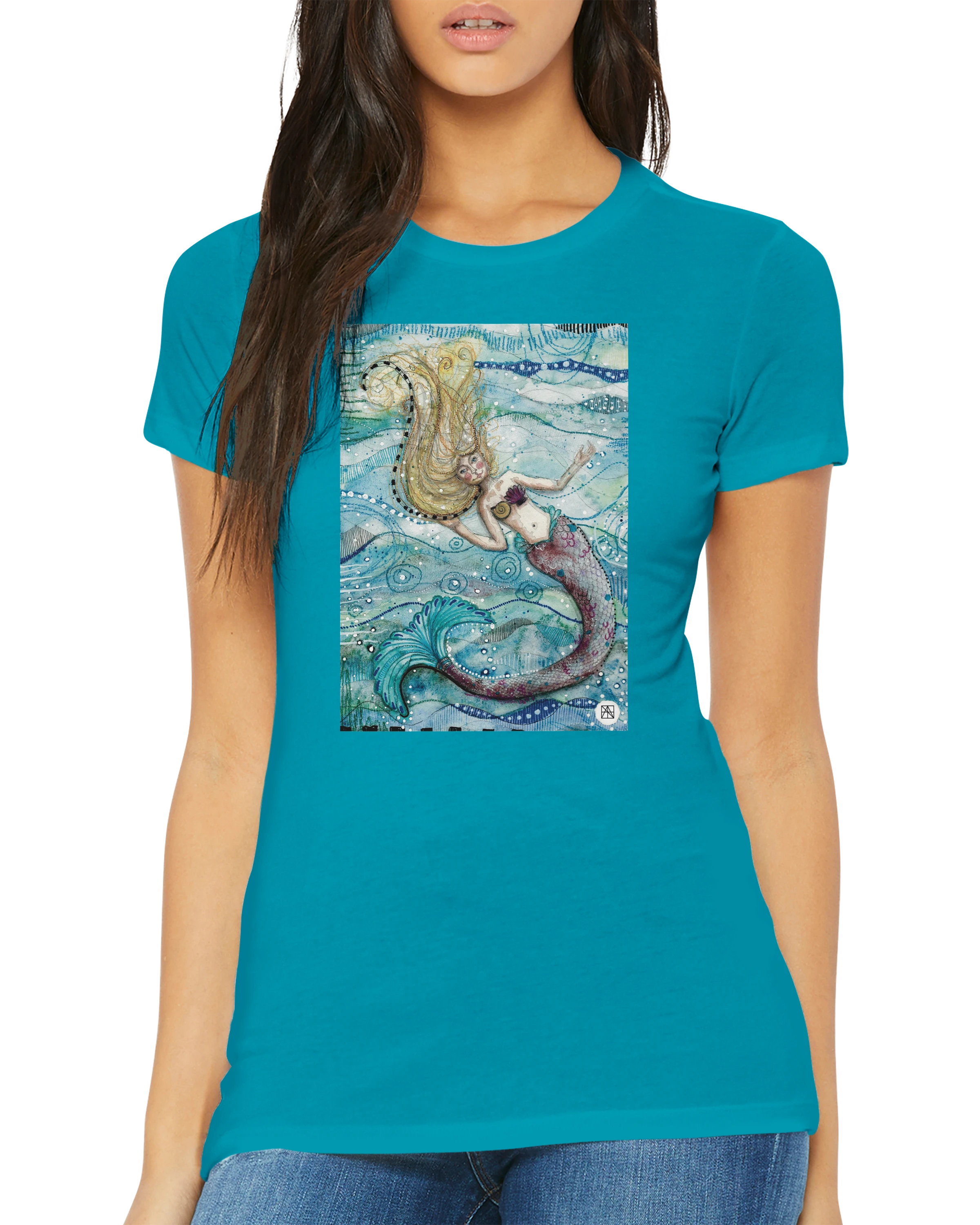 Premium Damen-T-Shirt "Die Kleine Nixe"