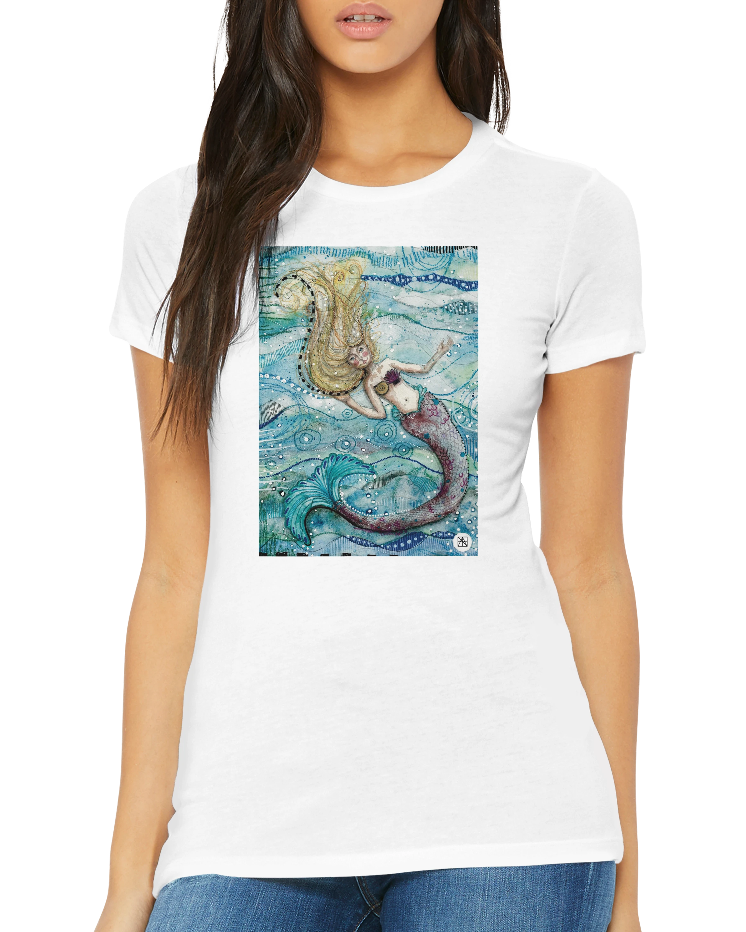 Premium Damen-T-Shirt "Die Kleine Nixe"
